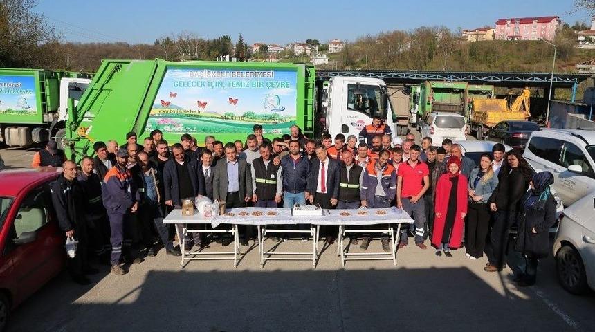 Başiskele’de Belediye Personeline Doğum Günü Etkinliği