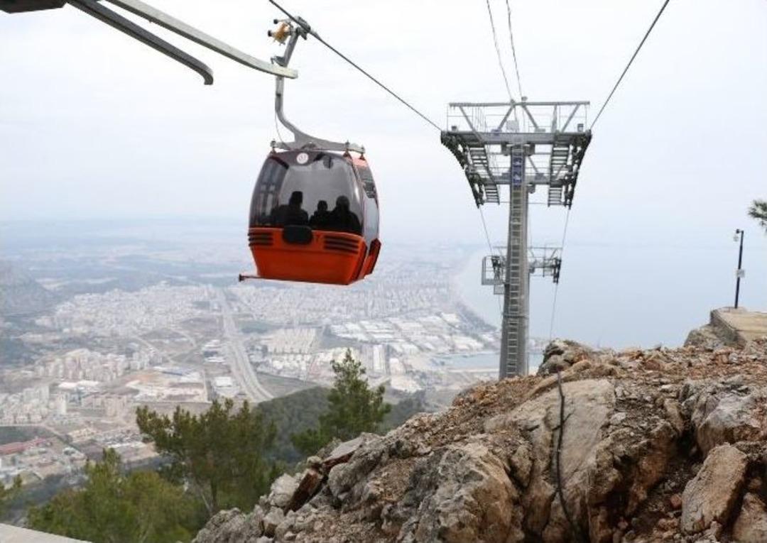 T&uuml;rkiye&rsquo;nin En Ucuz Teleferiği Antalya&rsquo;da Hizmete A&ccedil;ıldı