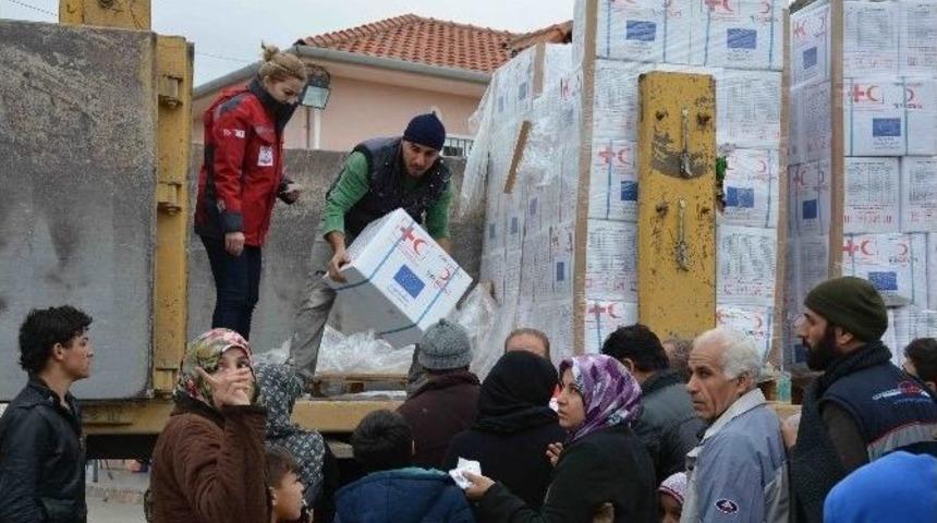 Ortaca&rsquo;da Suriyeli Ailelere Yardım Eli