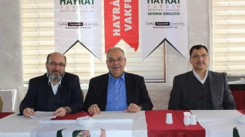 Hayrat İnsani Yardım Derneği İle Adıyaman Belediyesi Protokol İmzaladı