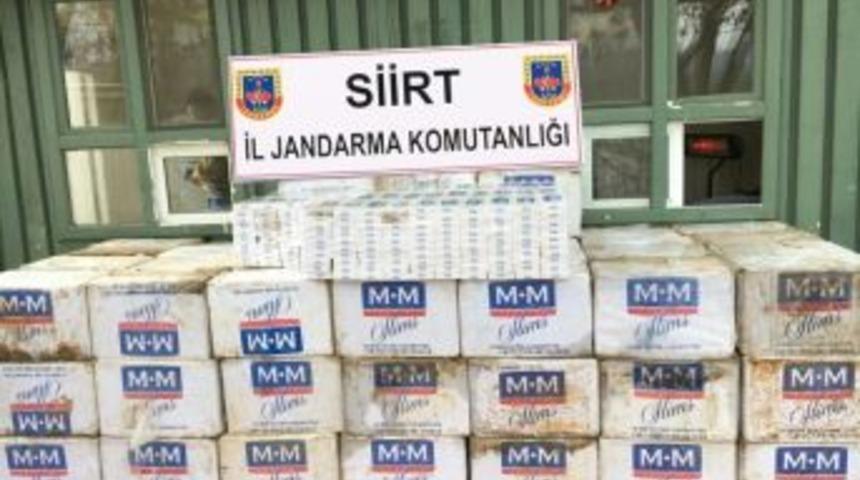 Siirt&rsquo;te 66 Bin Paket Ka&ccedil;ak Sigara Ele Ge&ccedil;irildi