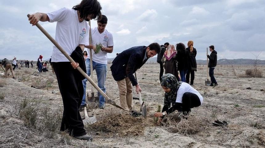 Gen&ccedil;ler &Ouml;nce Fidan Dikti Sonra Kitap Okudu