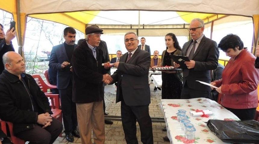 &Ccedil;ınar K&ouml;y&uuml;nde Tapu Sevinci