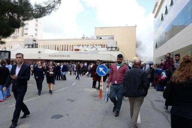 Dicle Üniversitesi Hastanesi'nde Yangın Çıktı, Hastalar Tahliye Edildi (2)- Yeniden