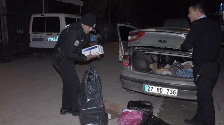 İslahiye'de 650 Paket Ka&ccedil;ak Sigara Ele Ge&ccedil;ti