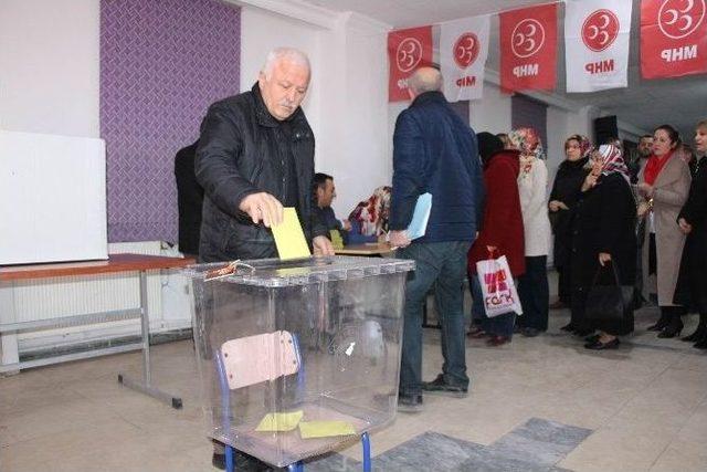 Mhp Amasya Merkez İlçe Başkanlığına Şuayip Ak Seçildi