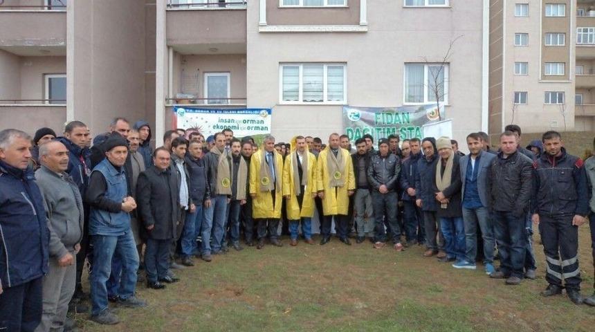 Edremit&rsquo;te Fidan Dikimi