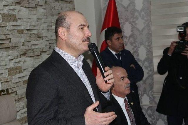 İçişleri Bakanı Soylu Ak Parti Ağrı İl Başkanlığını Ziyaret Etti