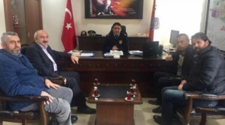 Sorgun Tso, İl&ccedil;e Emniyet M&uuml;d&uuml;r&uuml; Sapmaz&rsquo;a Hayırlı Olsun Ziyaretinde Bulundu