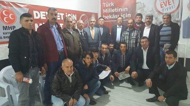 Mhp Melikgazi İlçe Başkanı Yücebaş, 