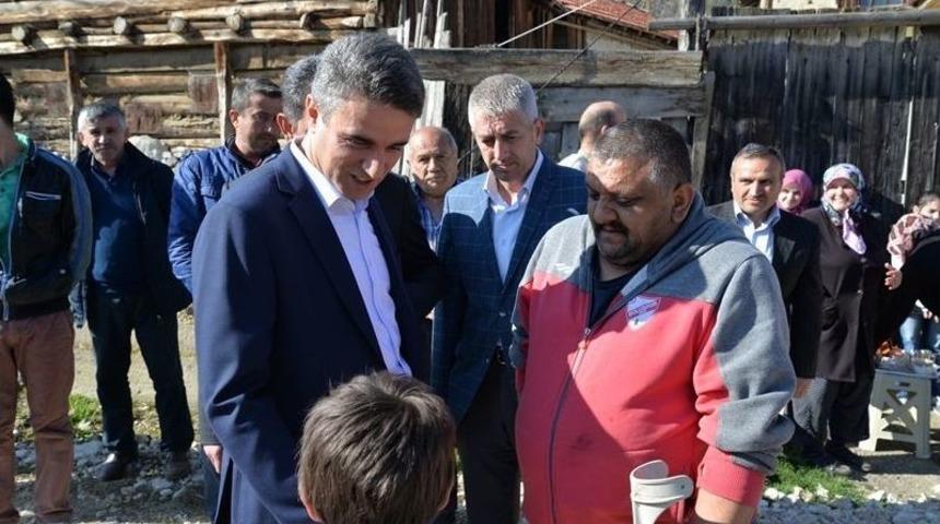 Koah Hastası Yaşlı Kadına Vali Baruş&rsquo;tan Ziyaret