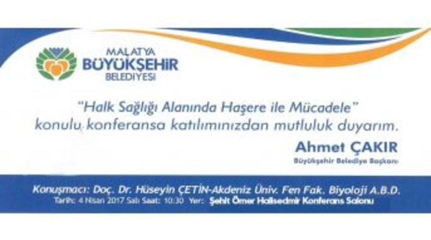 "halk Sağlığı Alanında Haşere İle M&uuml;cadele" Konferansı D&uuml;zenlenecek