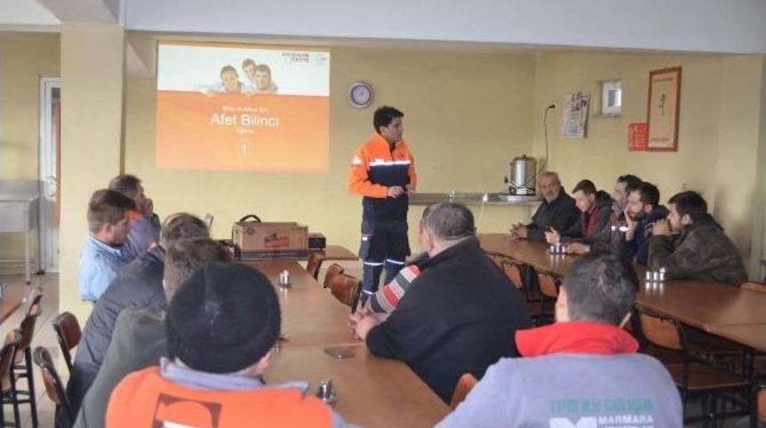 Malkara&rsquo;da Afet Bilinci Eğitimi