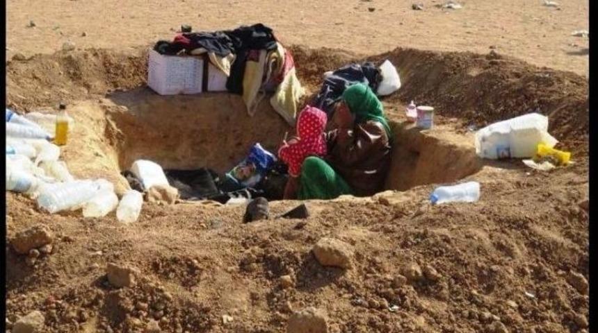 Aylardır &Ccedil;&ouml;lde Yaşıyorlar