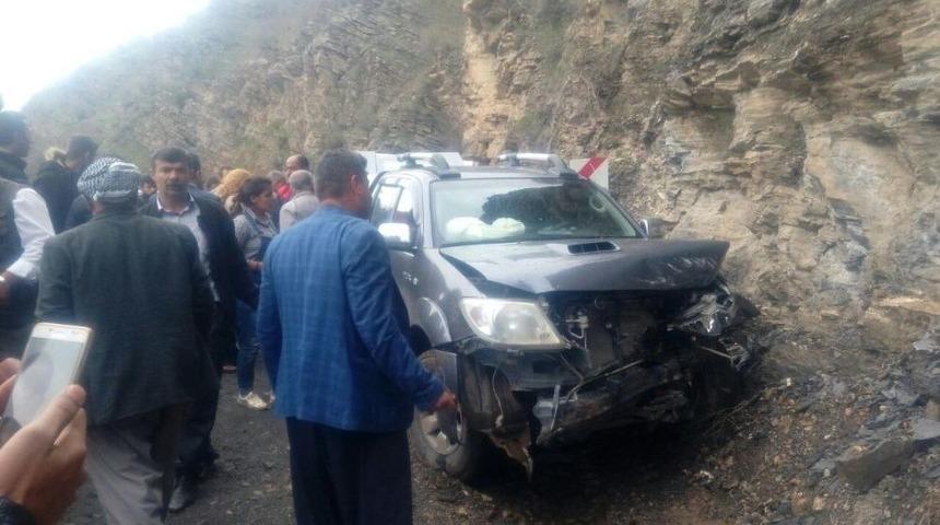 Kayadan Ka&ccedil;arken Kaza Yaptı