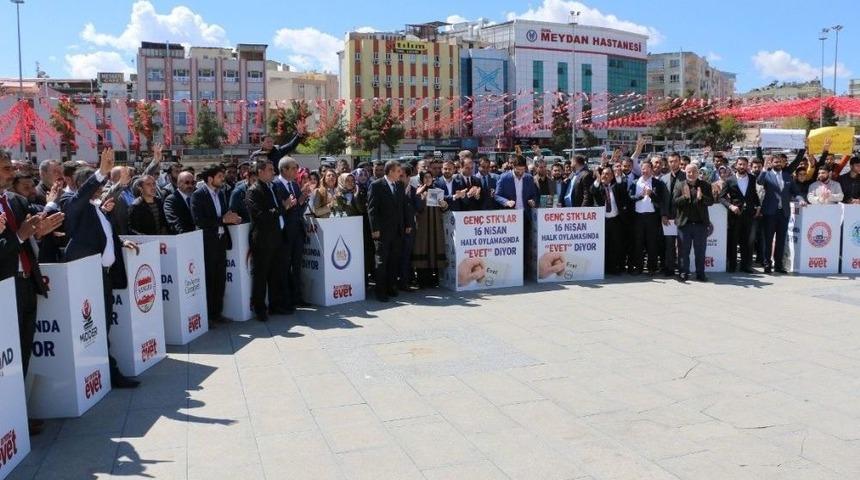 Şanlıurfalı Gen&ccedil; Stk&rsquo;lar Evet Standı A&ccedil;tı