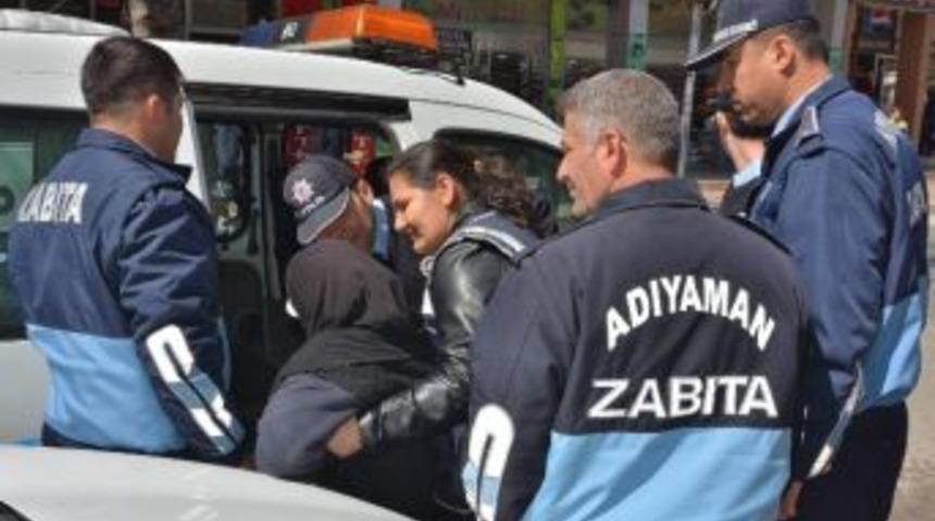 Dilencilere Polis Ve Zabıta Ekiplerinden Operasyon