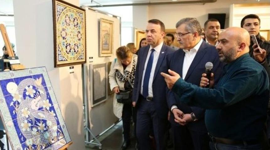 Gen&ccedil; Ustaların Eserleri Hayranlık Uyandırdı