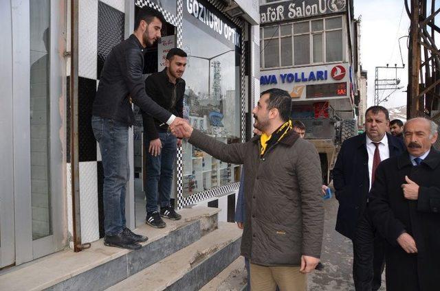 Chp’li Erdem’den Yüksekova Esnafına Ziyaret