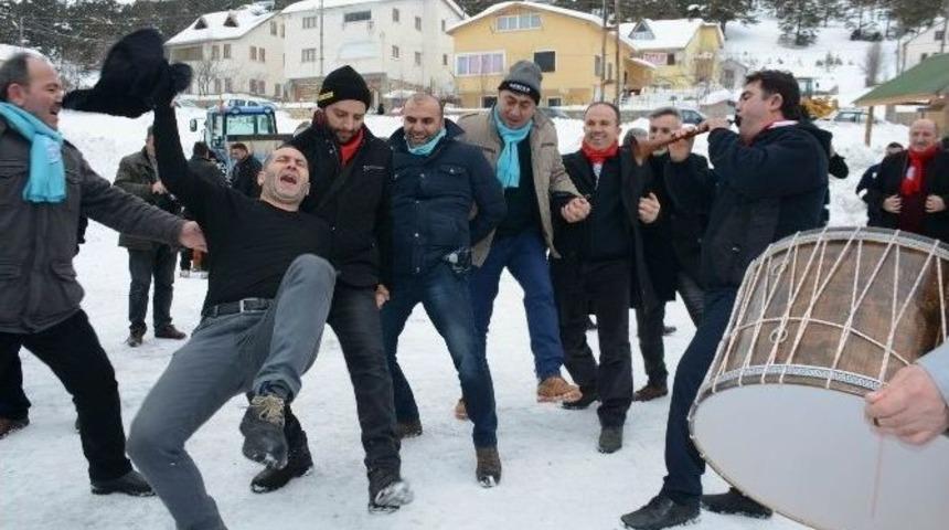 Eğri&ccedil;imen Yaylası&rsquo;nda Kış Şenliği D&uuml;zenlendi