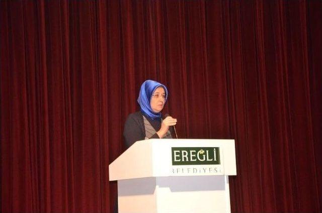 Gülay Samancı’dan Ereğli’de Konferans