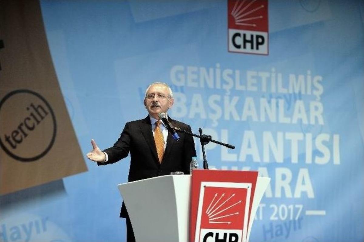 Kılı&ccedil;daroğlu&rsquo;ndan İl Ve İl&ccedil;e Başkanlarına Referandum Talimatı