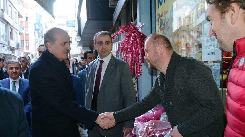 Başbakan Yardımcısı Kurtulmuş, Esnaf Ziyareti Yaptı