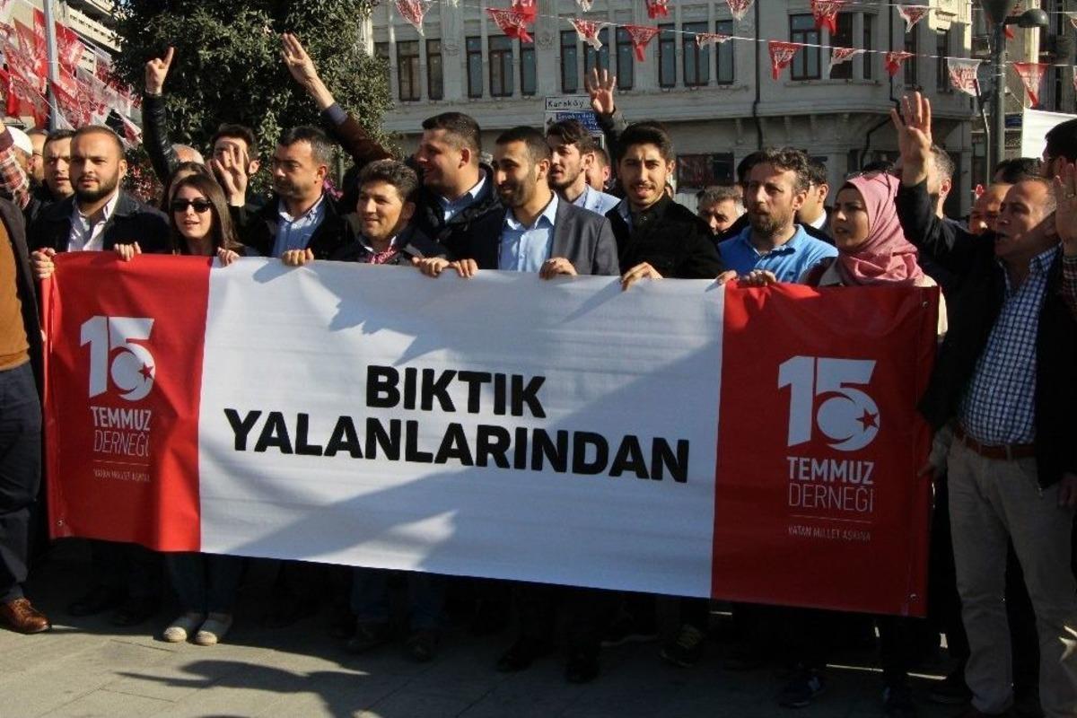 Chp İl Başkanlığı &Ouml;n&uuml;nde Kılı&ccedil;daroğlu&rsquo;nun O S&ouml;zlerine Protesto