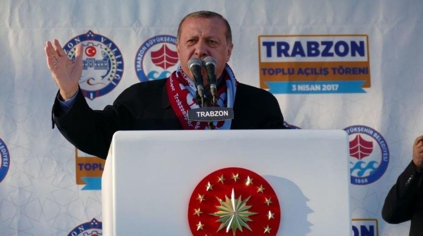 Cumhurbaşkanı Erdoğan Trabzon&rsquo;da