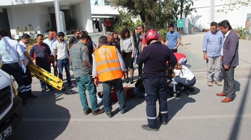 Bodrum&rsquo;da Trafik Kazası 1 Yaralı