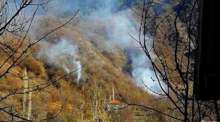 &Ccedil;orum&rsquo;Da Orman Yangını Korkuttu