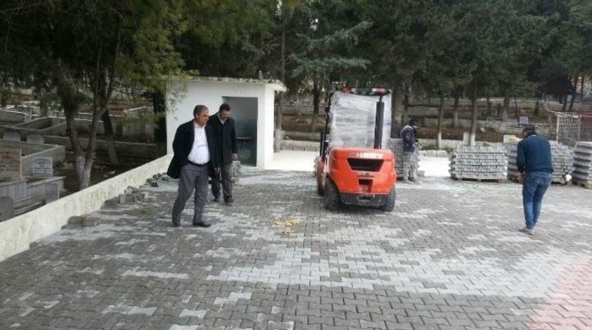 G&ouml;lmarmara Mezarlık Yoluna Parke Taşı