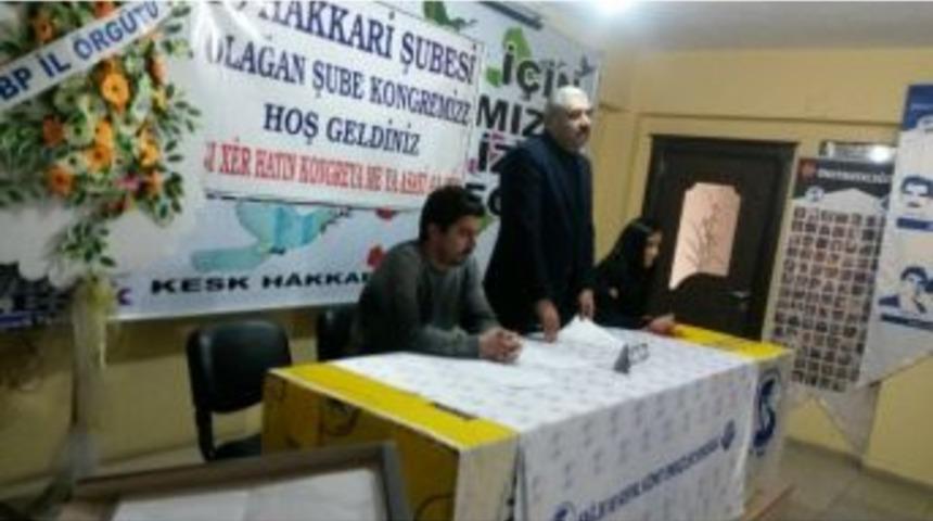 Ses Hakkari Şubesinin 9. Olağan Kongresi