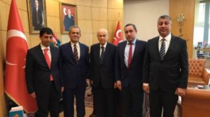 Agad Başkanı İbrahim Aslan&rsquo;dan Mhp Genel Başkanı Devlet Bah&ccedil;eli&rsquo;ye Ziyaret