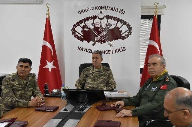 Orgeneral Akar’dan Gaziantep Ve Kilis’te Bulunan Birliklere Ziyaret