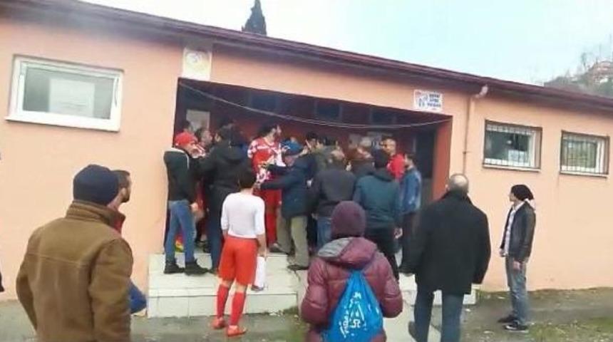 Zonguldak'ta Amat&ouml;r Ma&ccedil;ta Kavga