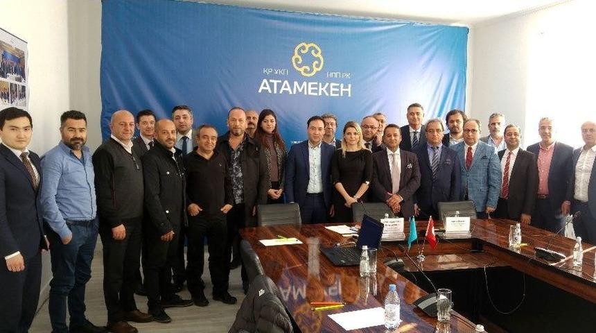 Antalya Osb Kazakistan&rsquo;ta 60 Firma İle G&ouml;r&uuml;şt&uuml;