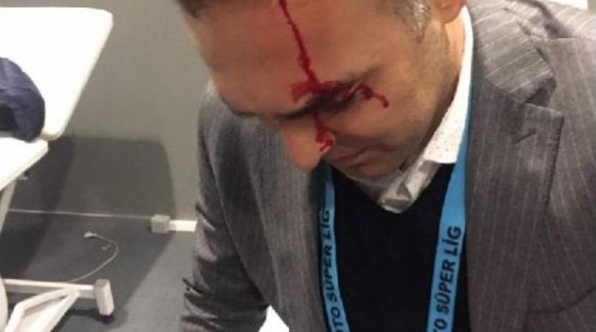 Fenerbah&ccedil;e Menajeri &Ccedil;etinkaya'nın Başı Yarıldı