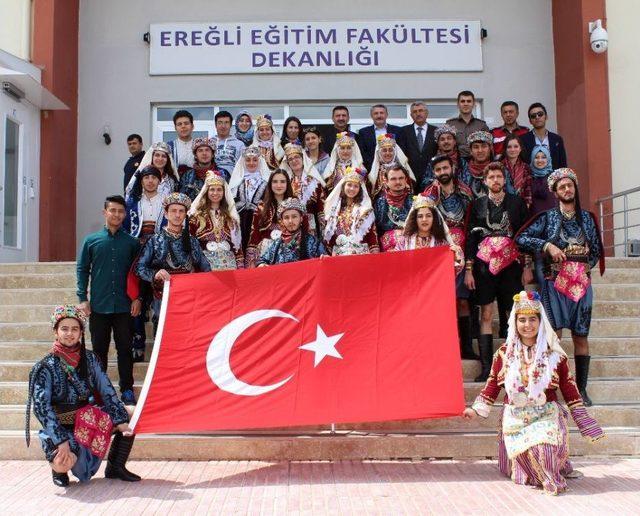 Neü Ereğli Eğitim Fakültesi Öğrencilerinden Çanakkale Ruhunu Anlama Etkinliği