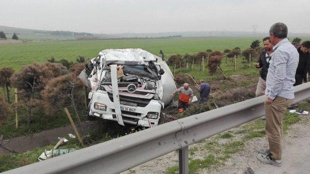 Silivri’de Tanker Kazası: 1 Yaralı