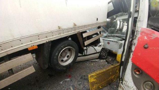 Konya da Yaklaşık 40 Aracın Karıştığı Zincirleme Kaza 1