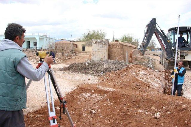 Haliliye Belediyesinden Derinkuyu Mahallesinde Drenaj Çalışması