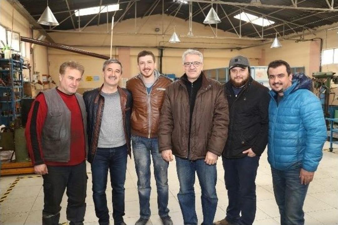 Esnaftan Başkan Şirin&rsquo;e B&uuml;y&uuml;k İlgi