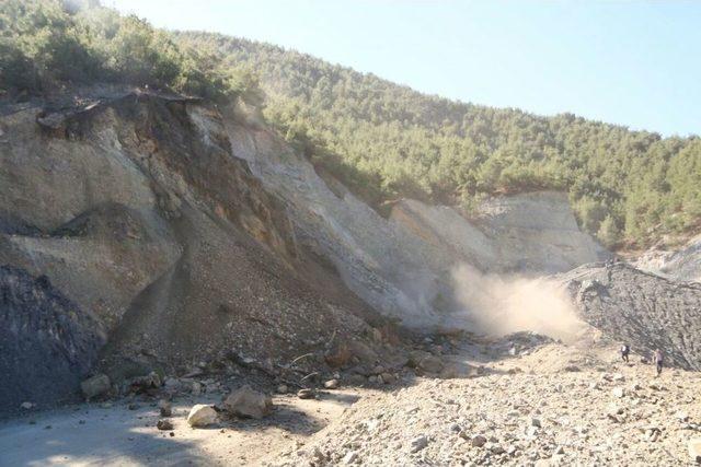 Çorum’da Heyelan