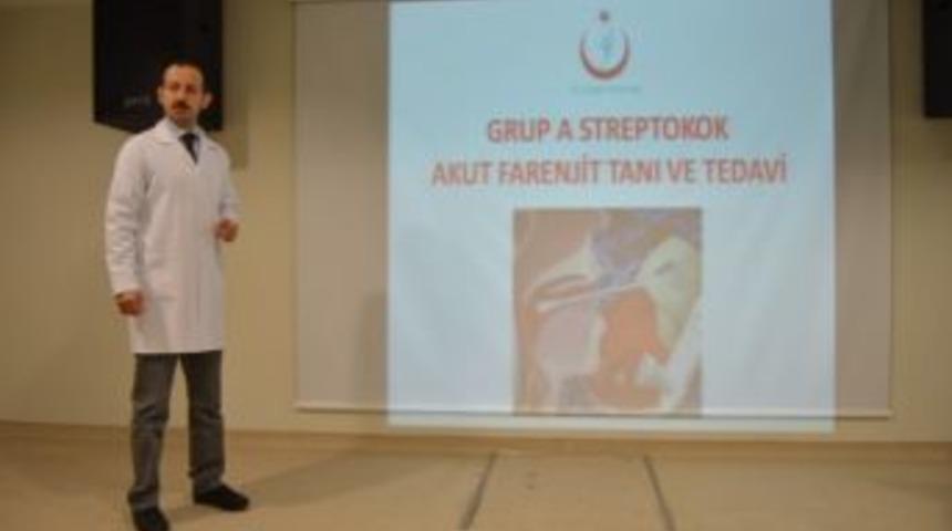 Iğdır&rsquo;da &lsquo;grup A Streptokok Akut Farenjit Tanı Ve Tedavi&rsquo; Konulu Seminer