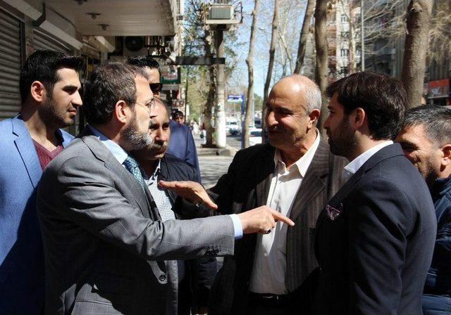 Ak Parti Grup Başkanvekili &Uuml;nal&rsquo;dan Diyarbakır&rsquo;da Esnafa Ziyaret 1