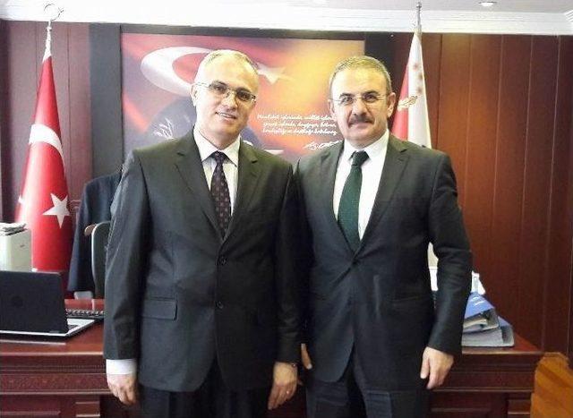 Bik Sivas M&uuml;d&uuml;rl&uuml;ğ&uuml;&rsquo;nden, Başsavcı İrcal Ve Emniyet M&uuml;d&uuml;r&uuml; Aksoy&rsquo;a Ziyaret 1