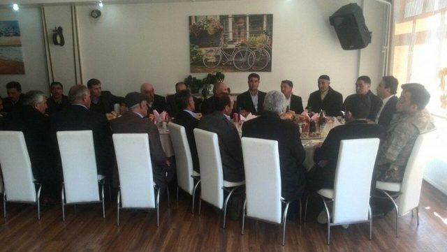 Kaymakam Dundar, İl&ccedil;enin İleri Gelenleriyle Buluştu 1