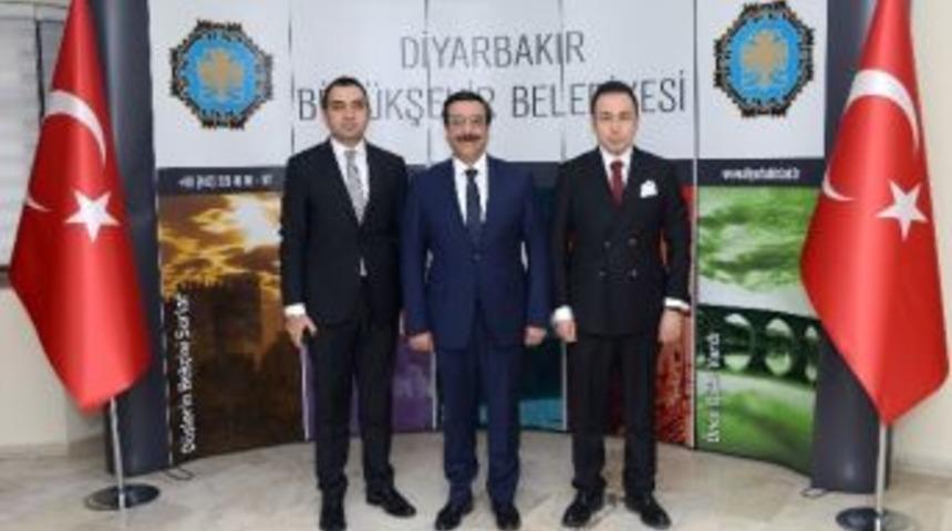 Silvan Ve Ergani&rsquo;den Başkan Atilla&rsquo;ya Ziyaret