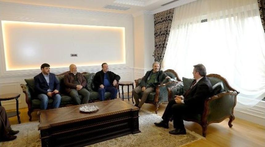 Kayserispor’un Yeni Yönetiminden Başkan Palancıoğlu’na Ziyaret